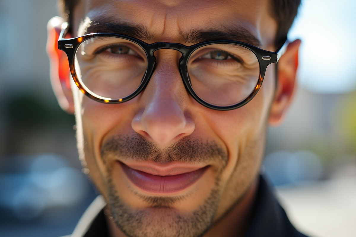 lunettes visage