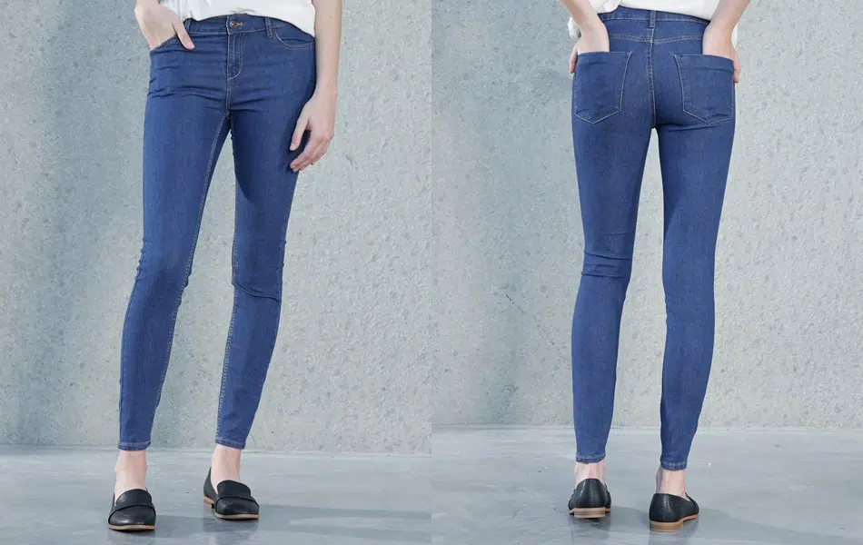 longueur 34 d’un jean pour femme
